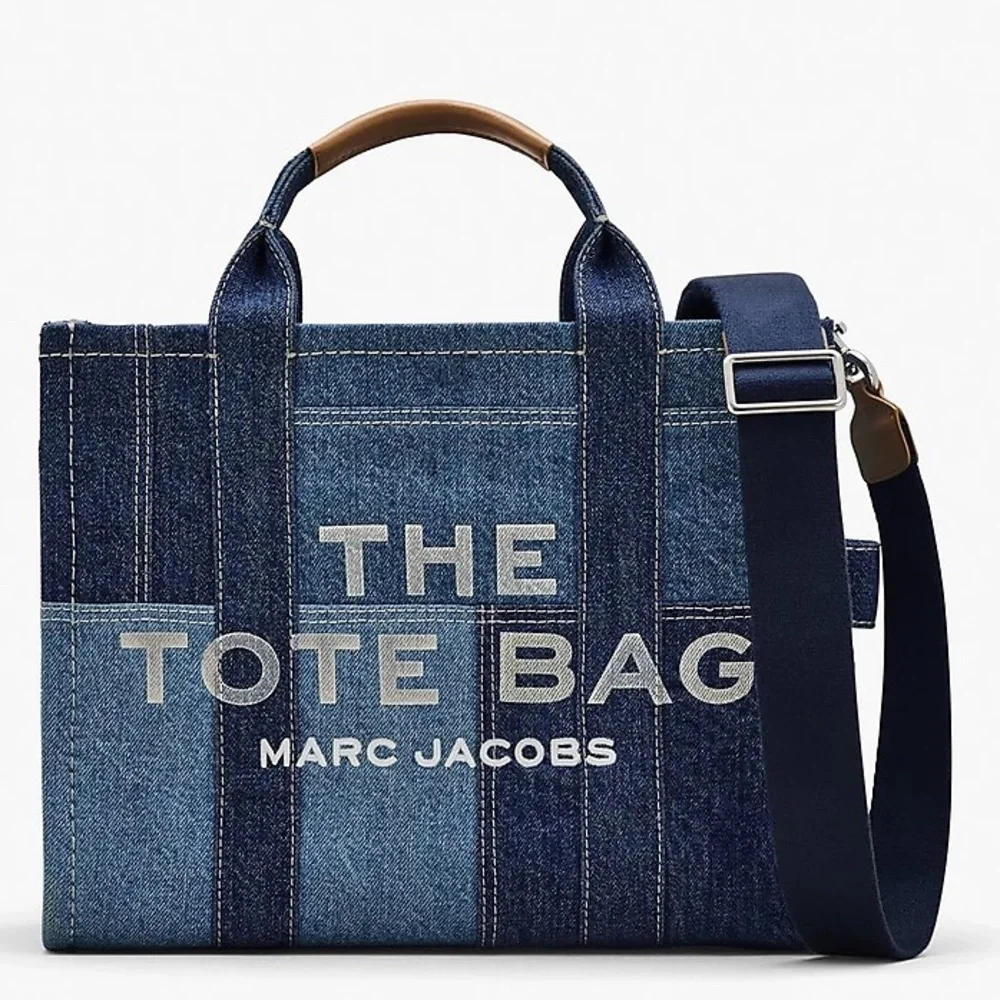Marc Jacobs The Denim Medium Tote Bag - Picture 1 of 13